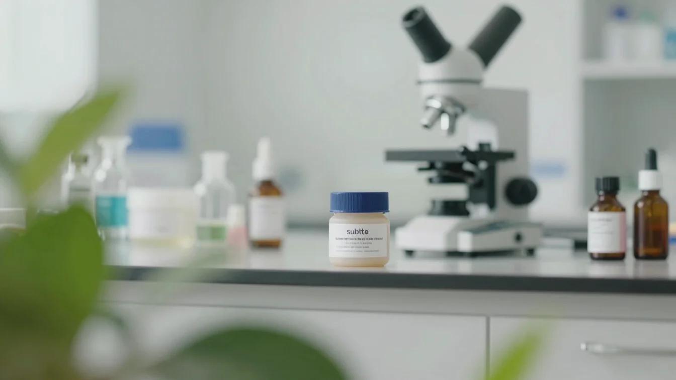 Subtle graphic representing Korean cosmetics formulation expertis